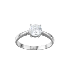 Femme Luzaka Bagues|Bagues<Bague acier Luz zircon blanc