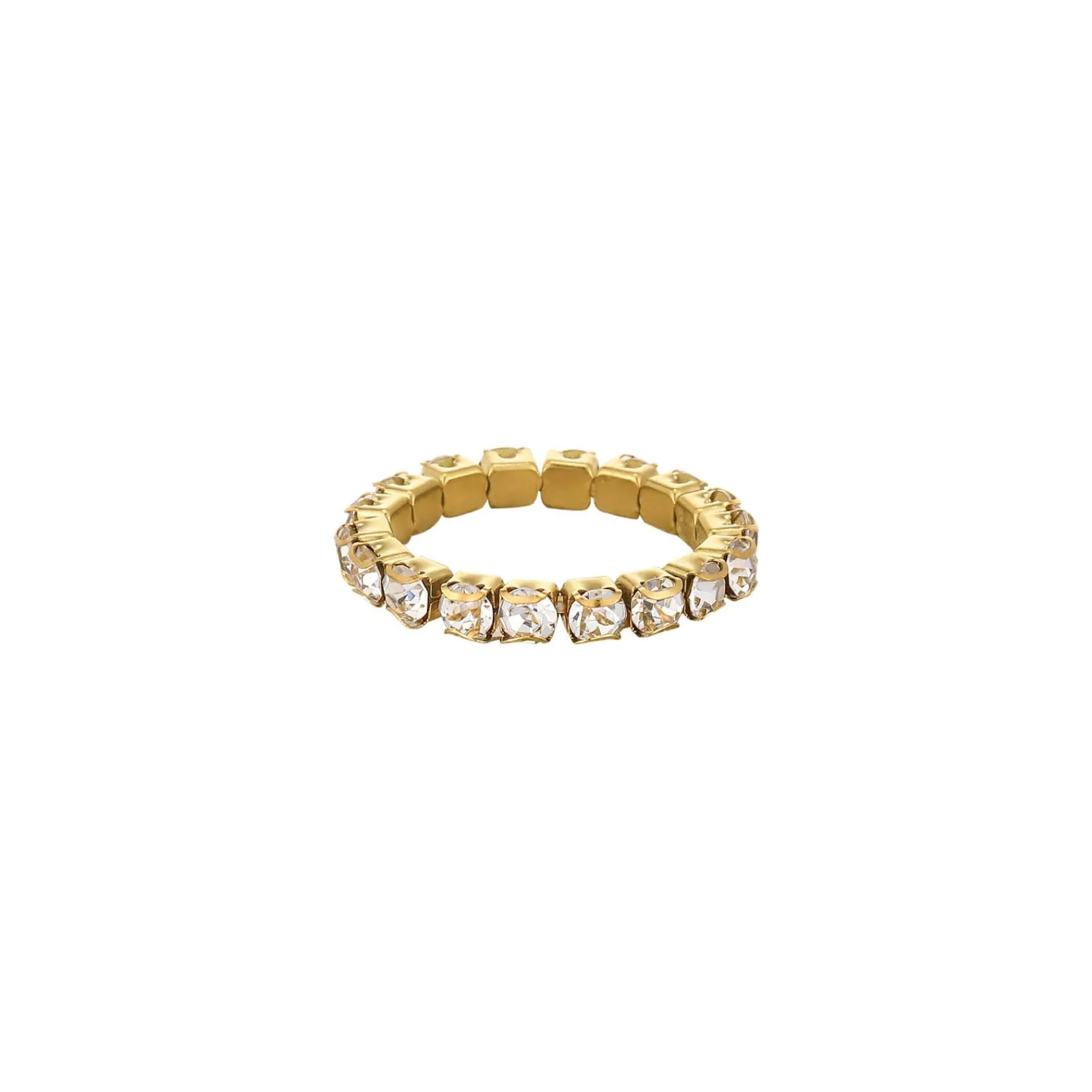 Femme Luzaka Bagues<Bague Avenue strass blancs