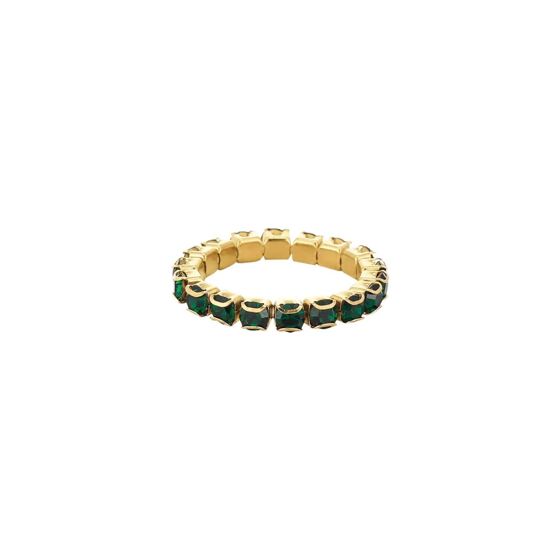Femme Luzaka Bagues<Bague Avenue strass verts