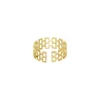 Femme Luzaka Bagues<Bague Canisse acier doré or