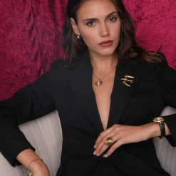 Femme Luzaka Bagues<Bague Daizy acier doré or