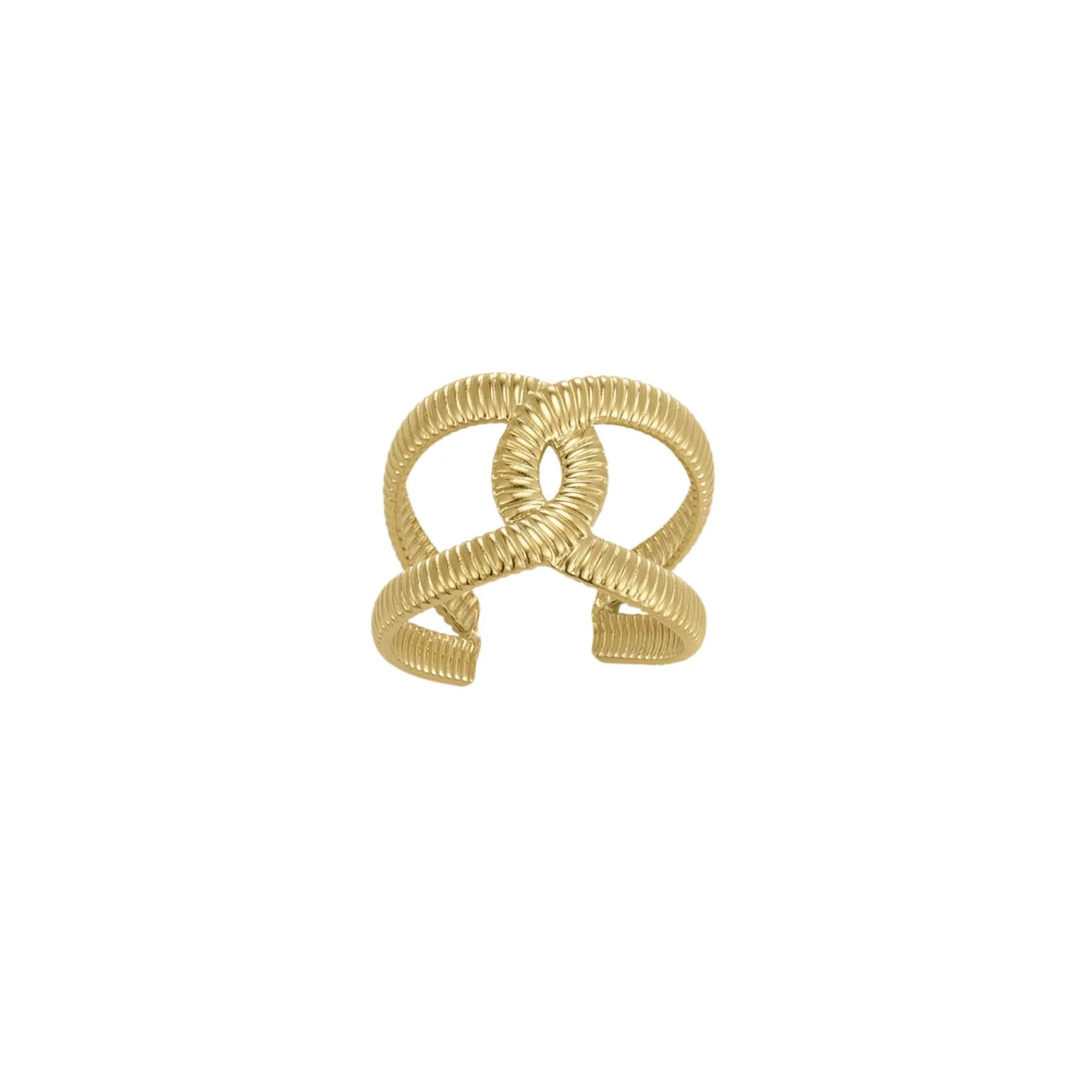 Femme Luzaka Bagues<Bague Dénitsa acier doré or