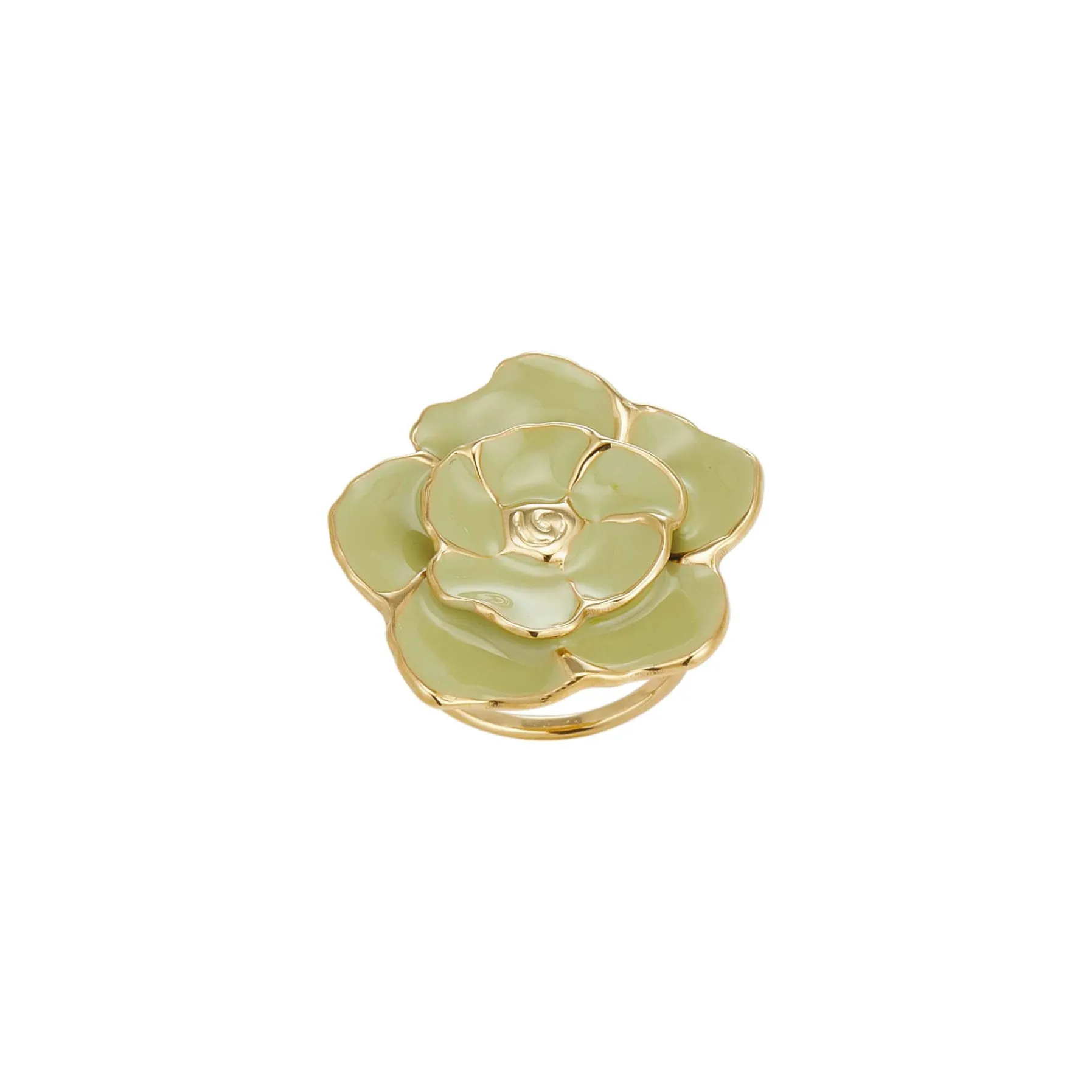 Femme Luzaka Bagues<Bague Eden verte acier doré or