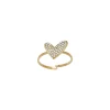 Femme Luzaka Bagues<Bague Emmy acier doré or strass