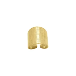 Femme Luzaka Bagues<Bague Feliz acier doré or