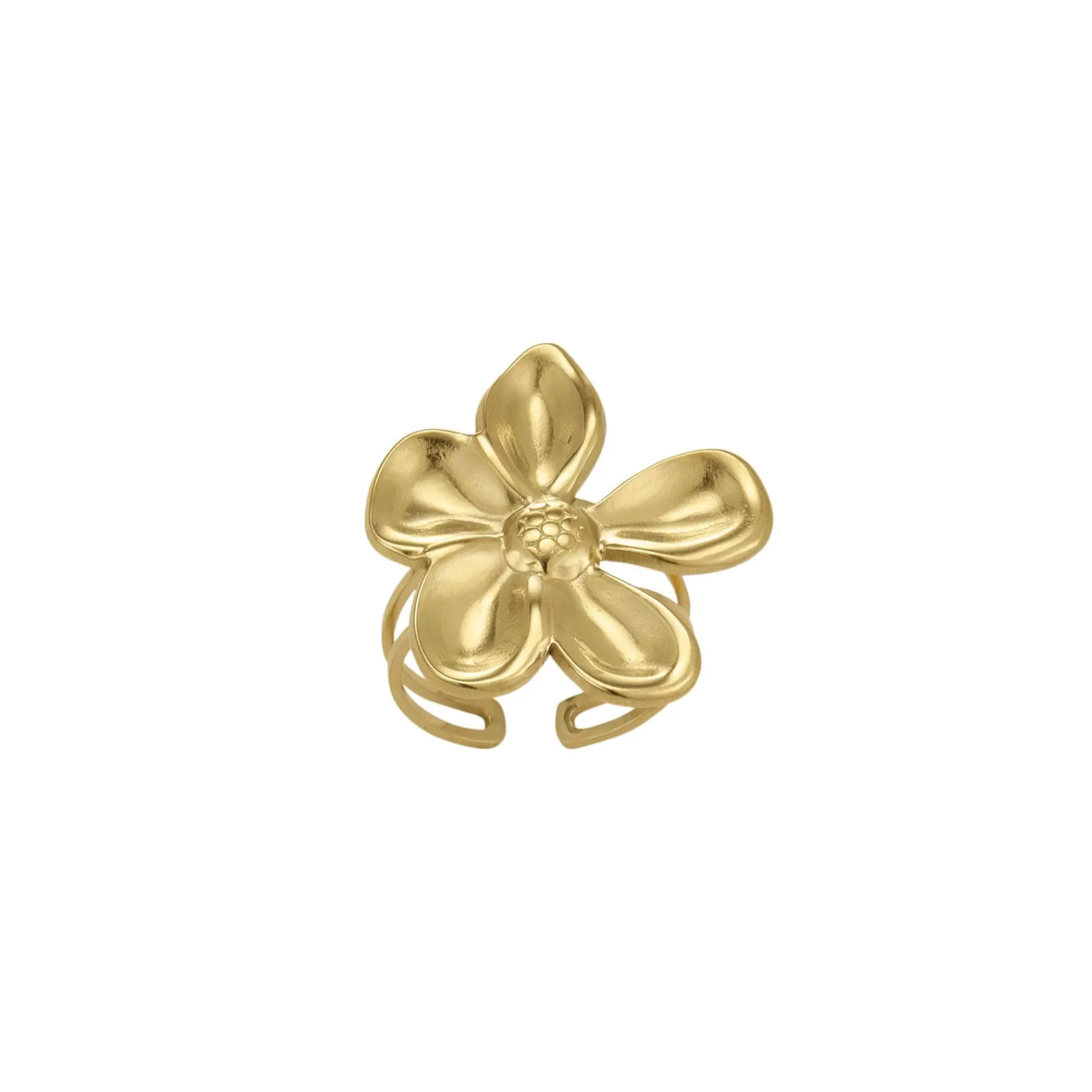 Femme Luzaka Bagues<Bague Florine acier doré or