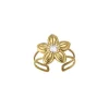Femme Luzaka Bagues<Bague Javie acier doré or