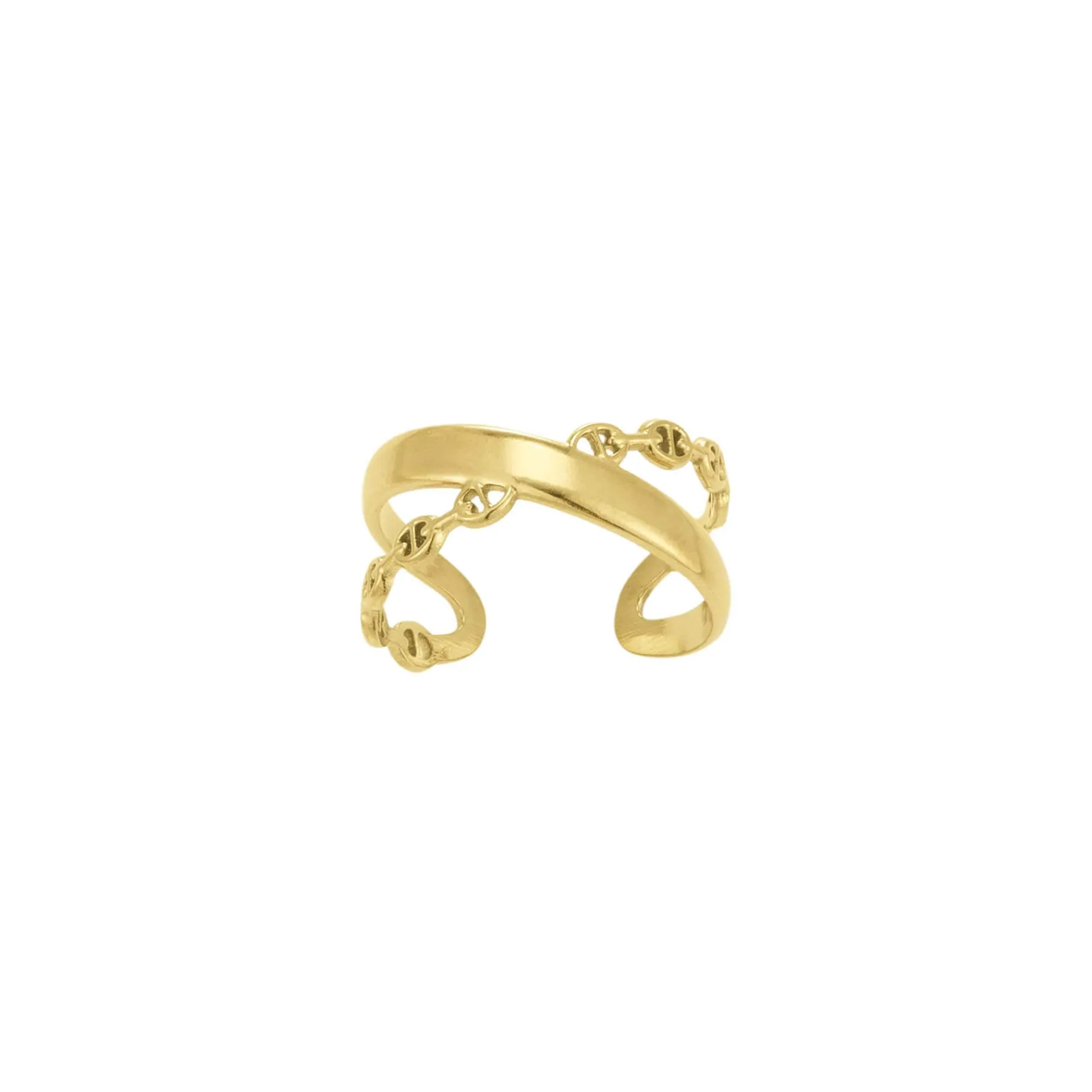 Femme Luzaka Bagues<Bague Kairi acier doré or