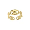 Femme Luzaka Bagues<Bague Kaya acier doré or