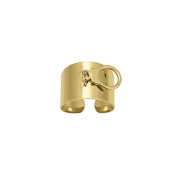 Femme Luzaka Bagues<Bague Menotte Ursula acier doré or