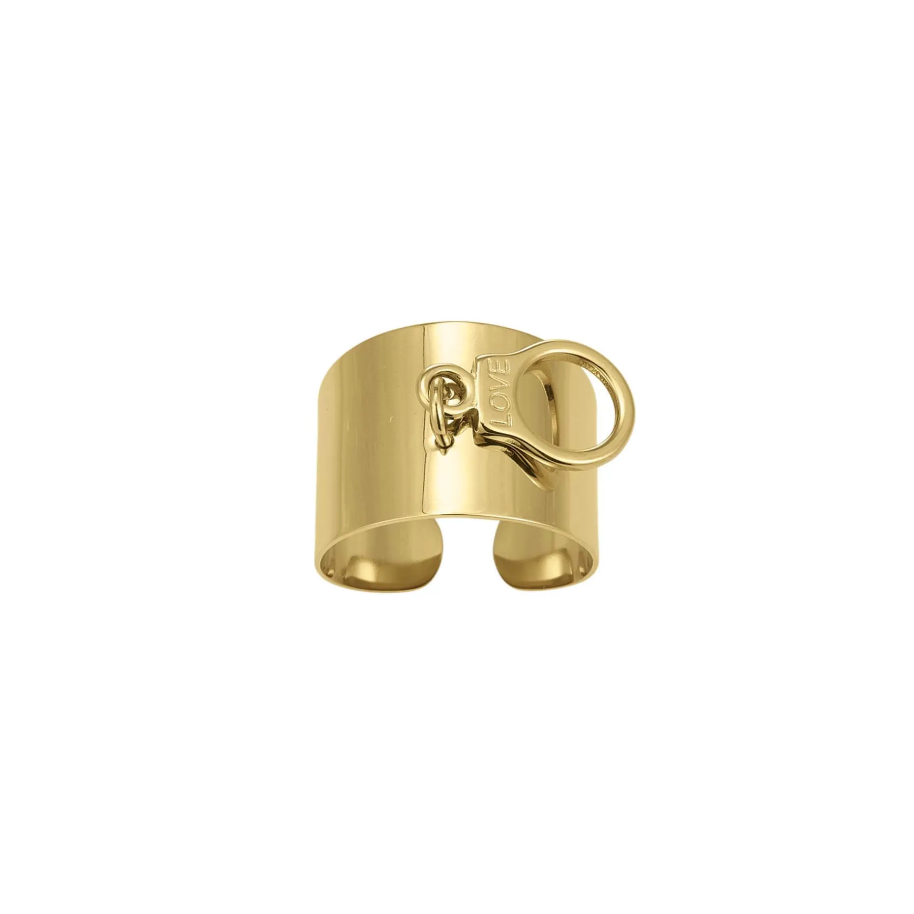 Femme Luzaka Bagues<Bague Menotte Ursula acier doré or