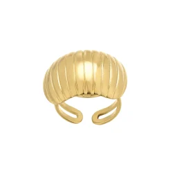 Femme Luzaka Bagues<Bague Micheline acier doré or