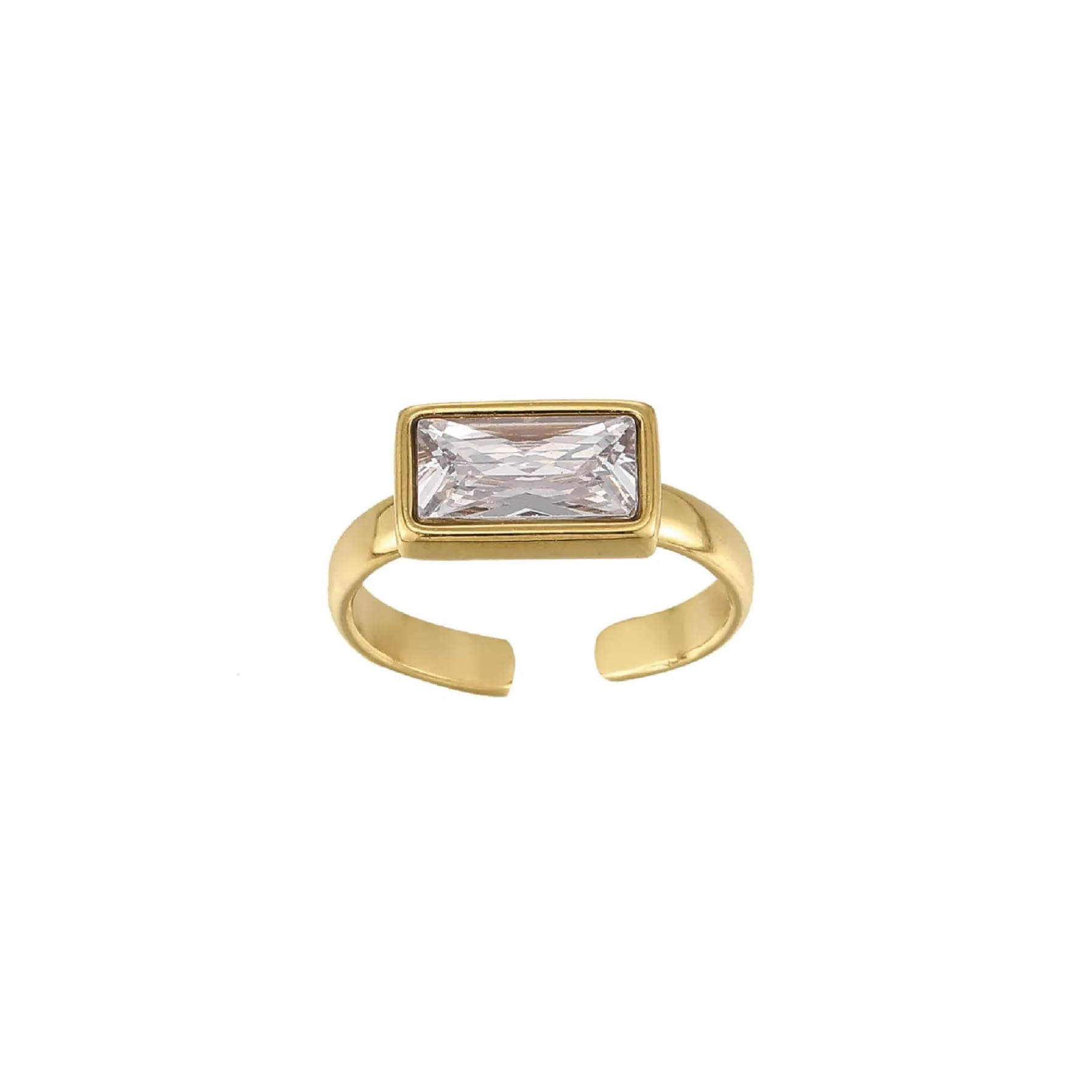 Femme Luzaka Bagues<Bague Mila Strass blanc