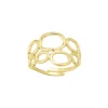 Femme Luzaka Bagues<Bague Paule acier doré or