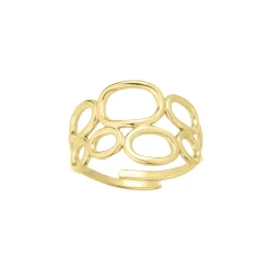 Femme Luzaka Bagues<Bague Paule acier doré or
