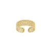 Femme Luzaka Bagues<Bague Perline acier doré or