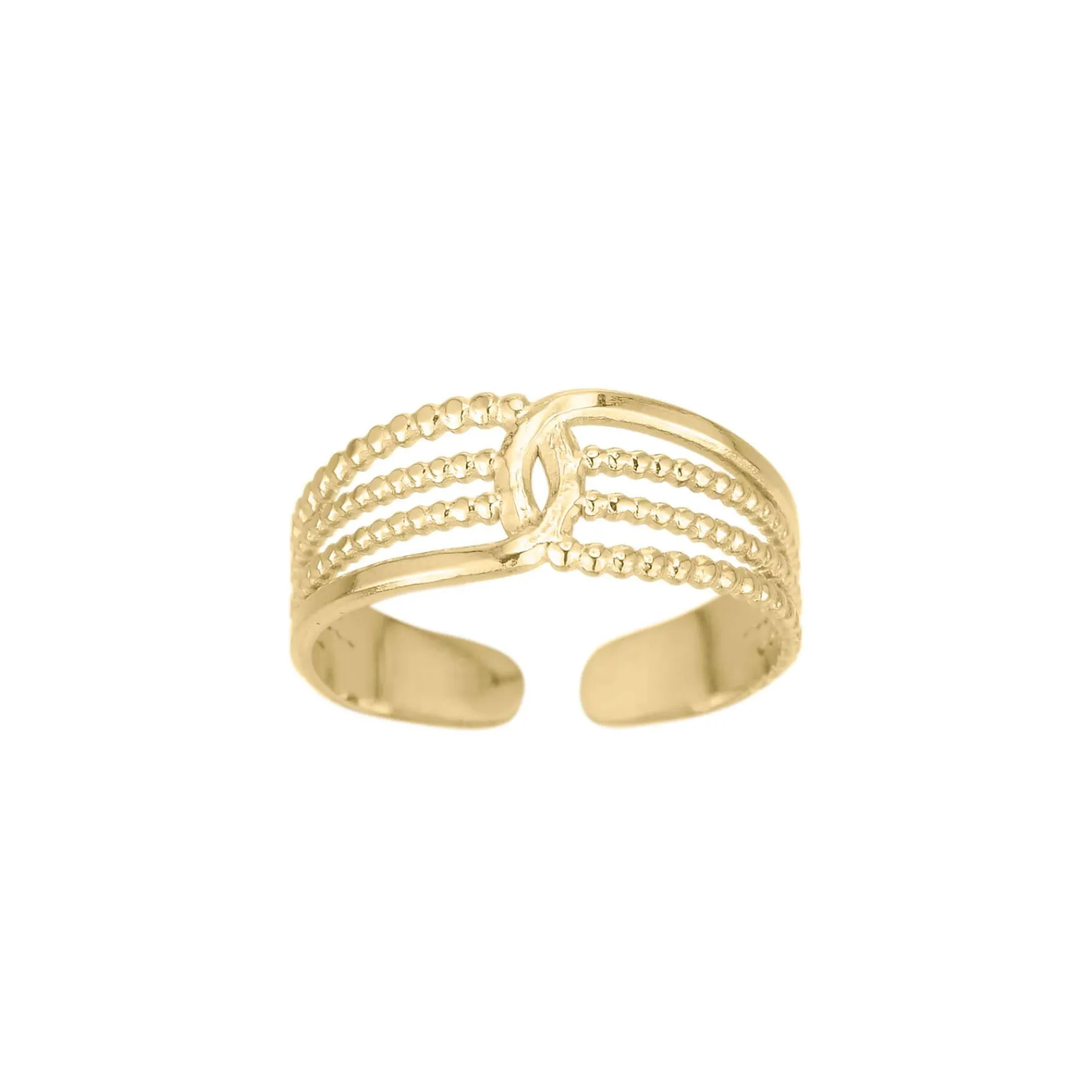 Femme Luzaka Bagues<Bague Rialto acier doré or