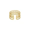 Femme Luzaka Bagues<Bague Rénata acier doré or