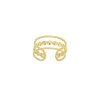 Femme Luzaka Bagues<Bague Rosaria acier doré or