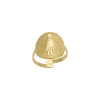 Femme Luzaka Bagues<Bague République Française acier doré or