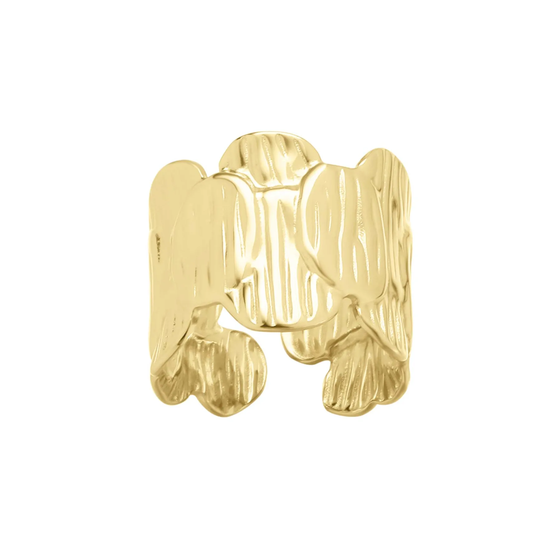 Femme Luzaka Bagues<Bague Ruby acier doré or