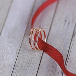 Femme Luzaka Bagues<Bague Tali dorée rose