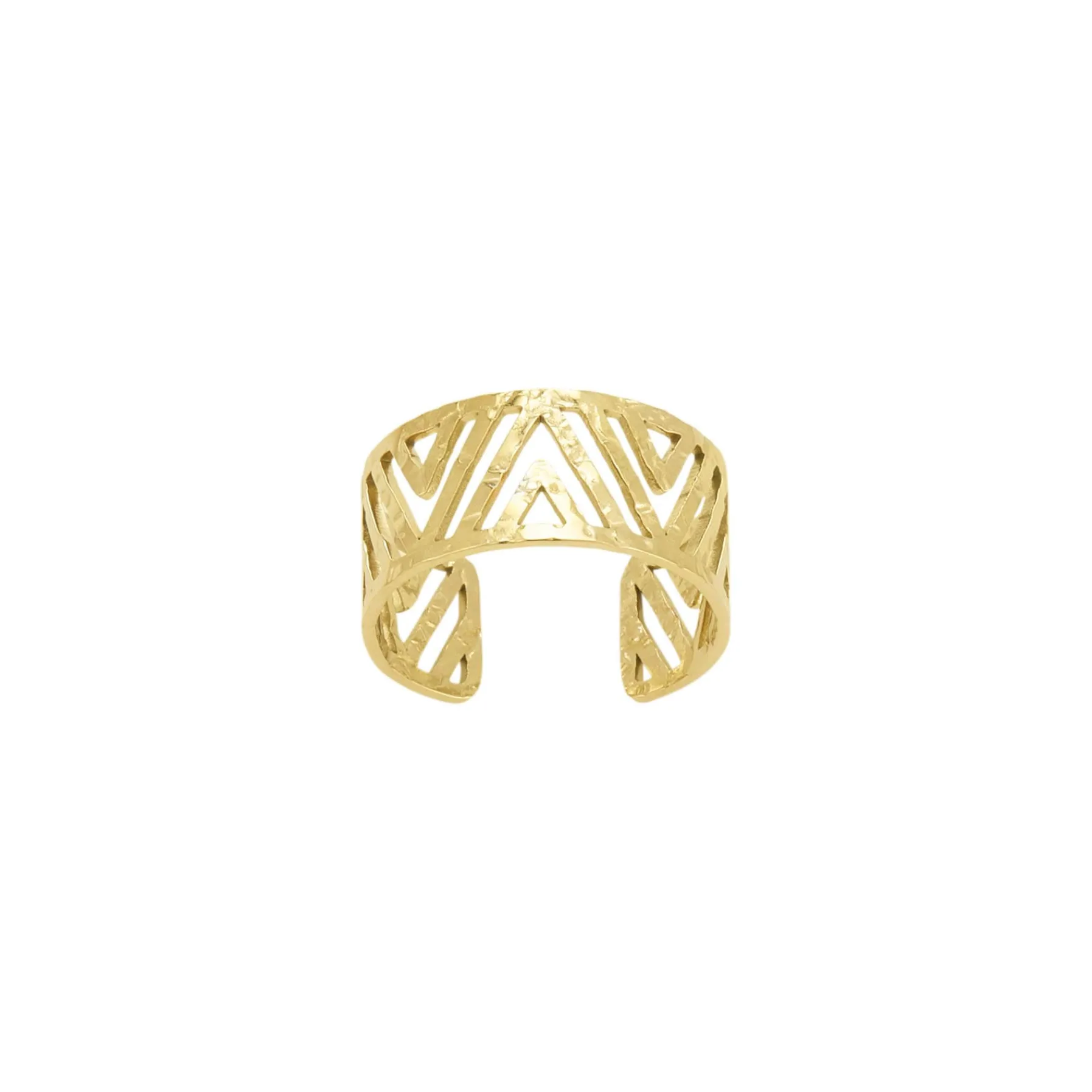 Femme Luzaka Bagues<Bague Vilnius acier doré or
