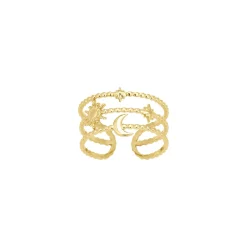 Femme Luzaka Bagues<Bague Vénus acier doré or