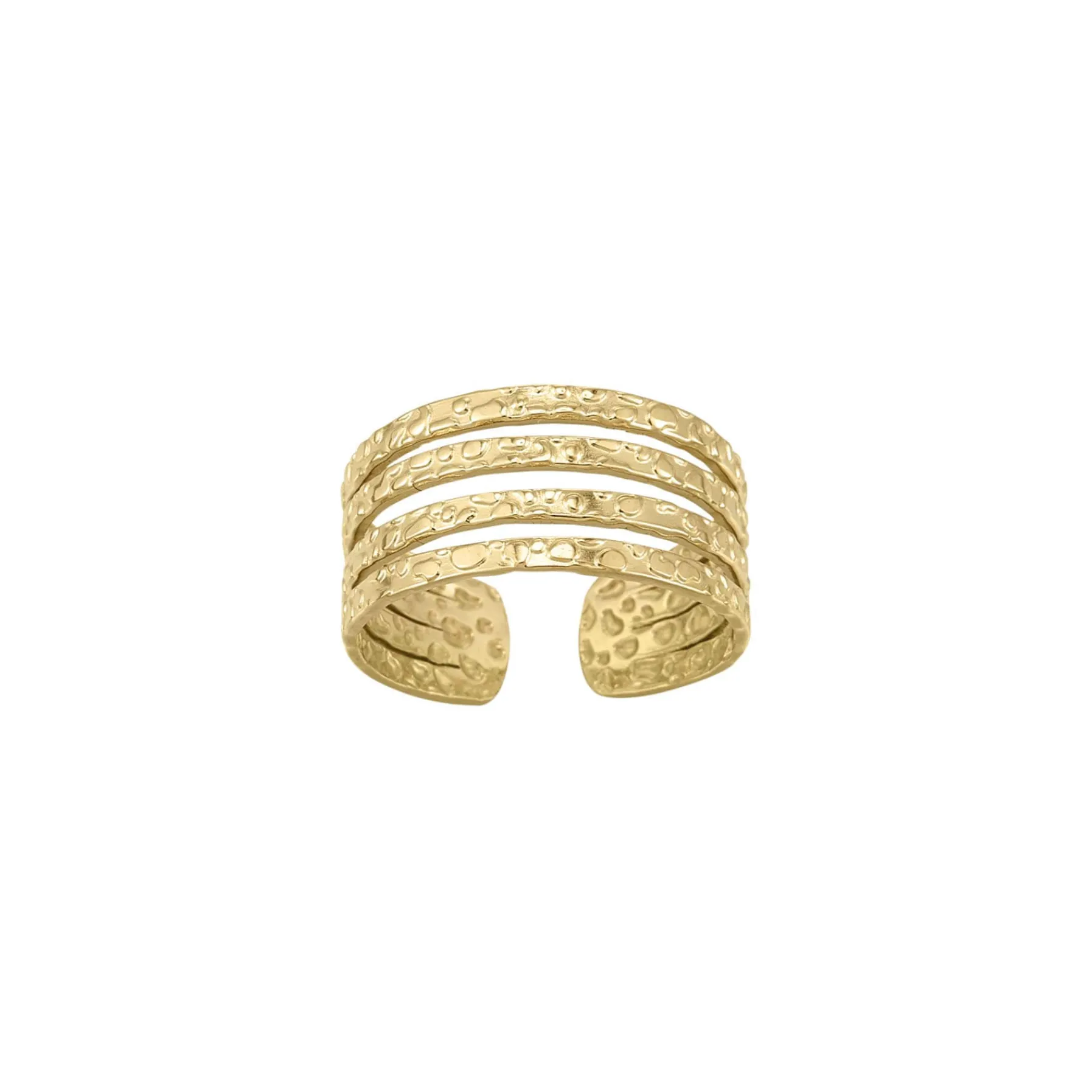 Femme Luzaka Bagues<Bague Zéfir acier doré or