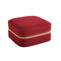 Luzaka Accessoires<Boite à Bijoux velours bordeaux 10cmx10cm