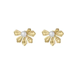 Femme Luzaka Boucles<Boucles Amélie acier doré or et nacre