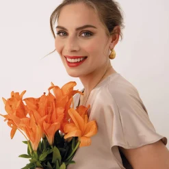 Femme Luzaka Boucles<Boucles Astrid acier doré or