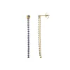 Femme Luzaka Boucles<Boucles Avenue strass bleus
