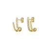 Femme Luzaka Boucles<Boucles Bérenice acier doré or et strass