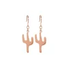 Femme Luzaka Boucles<Boucles Cactus acier rose