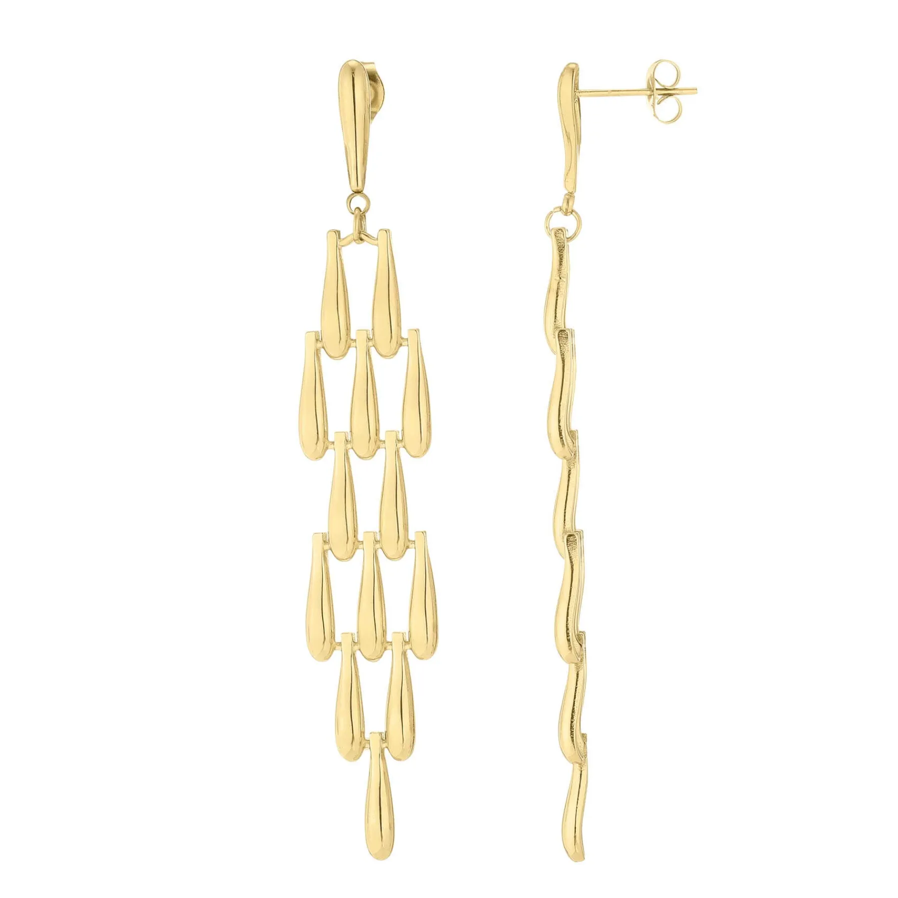 Femme Luzaka Boucles<Boucles Calliope acier doré or