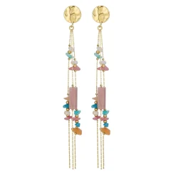 Femme Luzaka Boucles<Boucles Cassandre acier doré or