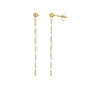 Femme Luzaka Boucles<Boucles chaines perles blanche