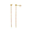 Femme Luzaka Boucles<Boucles chaines perles roses