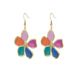 Femme Luzaka Boucles<Boucles Charlène acier doré or