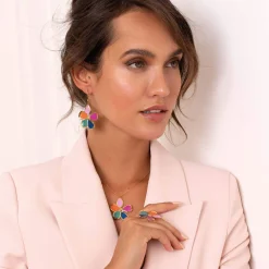 Femme Luzaka Boucles<Boucles Charlène acier doré or