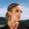 Femme Luzaka Boucles<Boucles Charlotte acier doré or