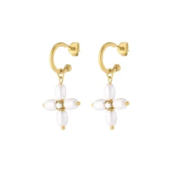 Femme Luzaka Boucles<Boucles Coralie acier doré or