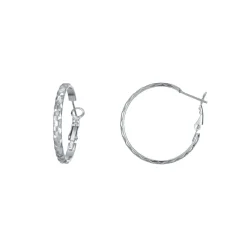 Femme Luzaka Boucles<Boucles Créoles Madrid acier argenté