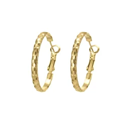 Femme Luzaka Boucles<Boucles Créoles Madrid acier doré or