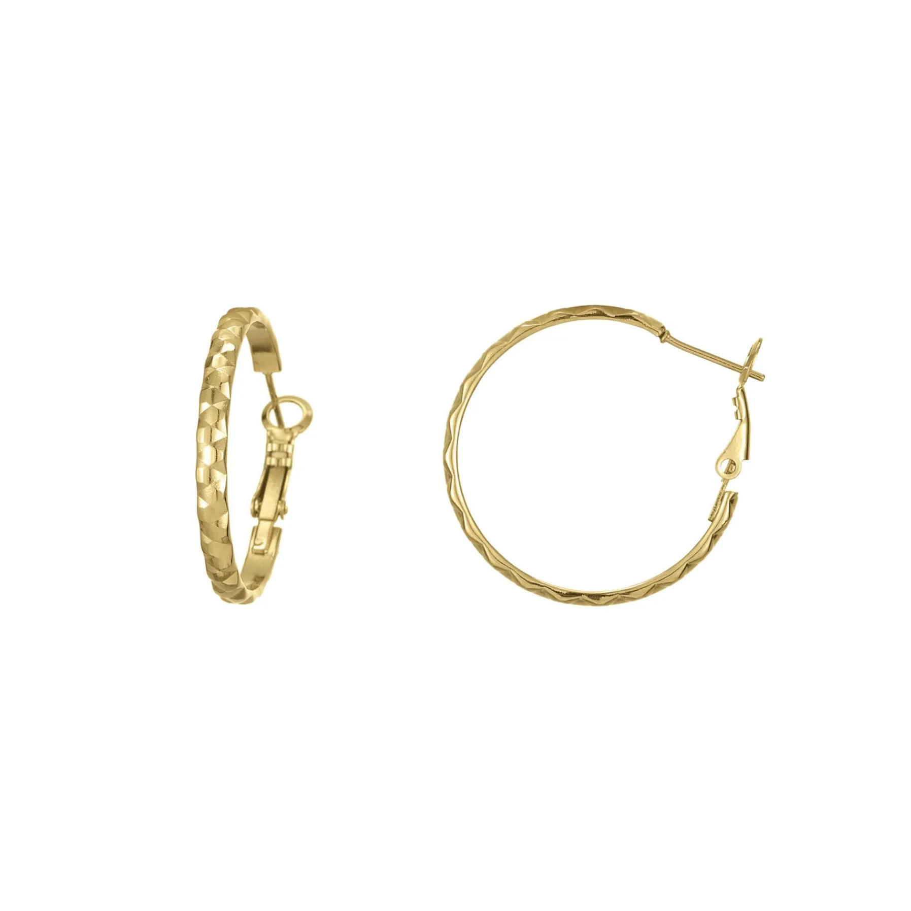Femme Luzaka Boucles<Boucles Créoles Madrid acier doré or