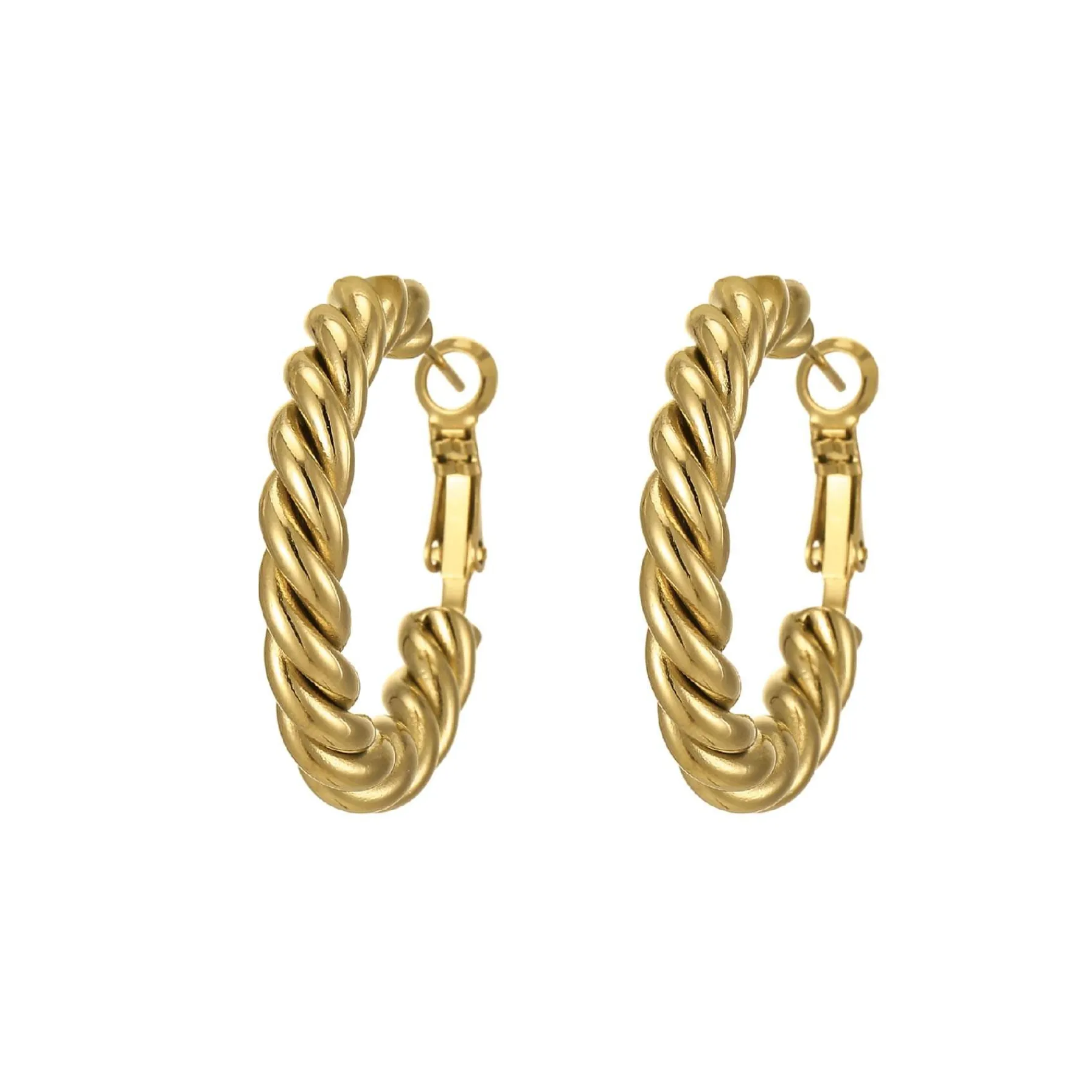 Femme Luzaka Boucles<Boucles créoles torsadées