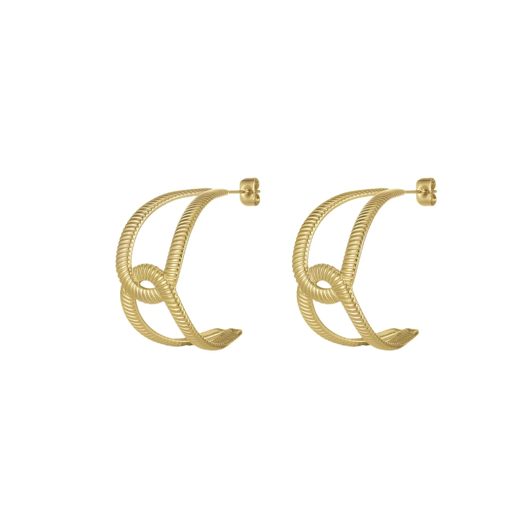 Femme Luzaka Boucles<Boucles Dénitsa acier doré or