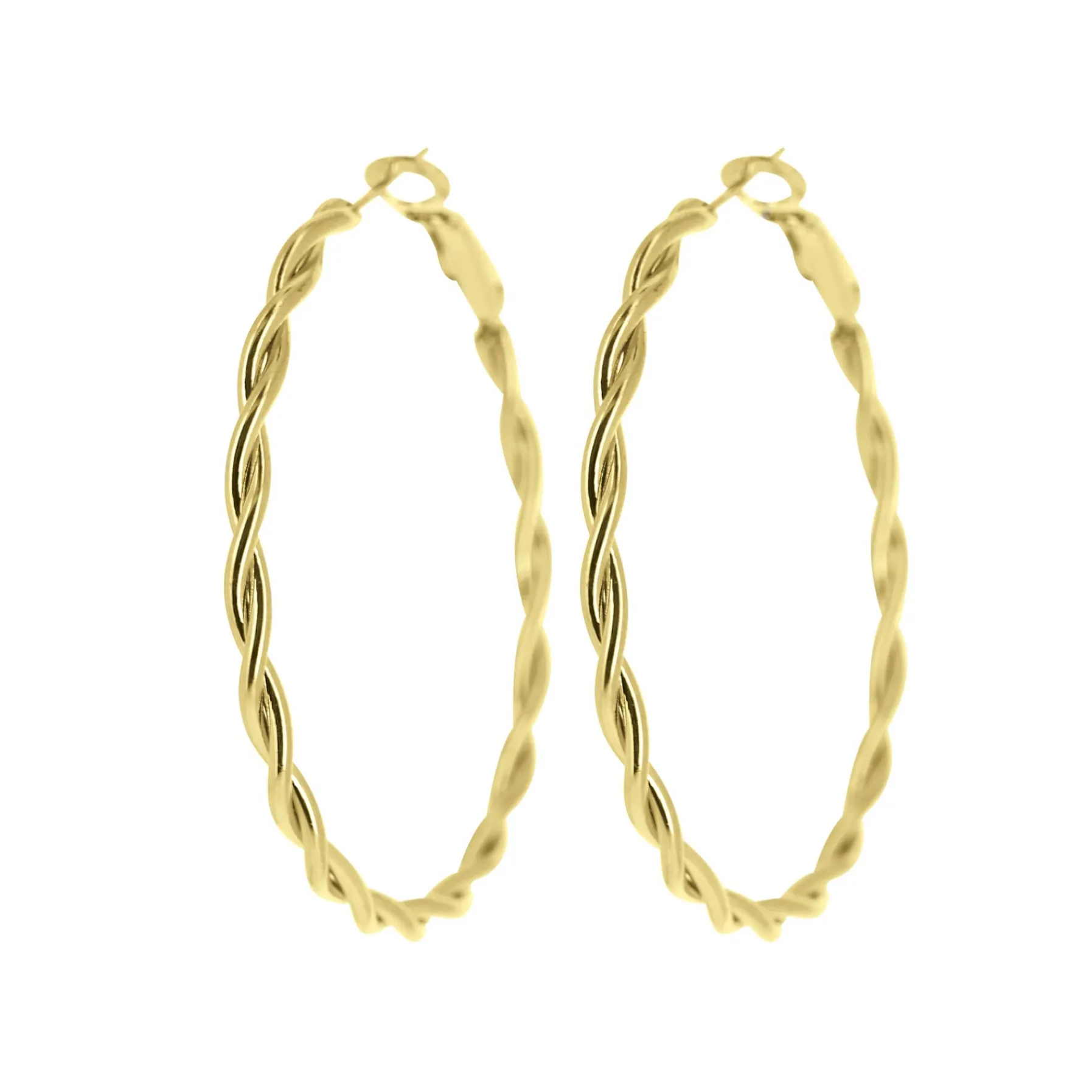Femme Luzaka Boucles<Boucles d'oreilles Aina acier doré or