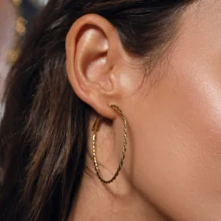 Femme Luzaka Boucles<Boucles d'oreilles Aina acier doré or